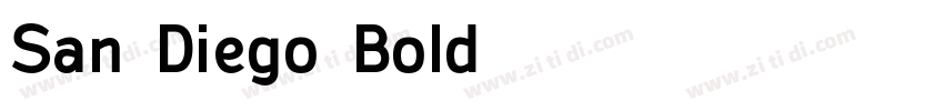 San Diego Bold字体转换